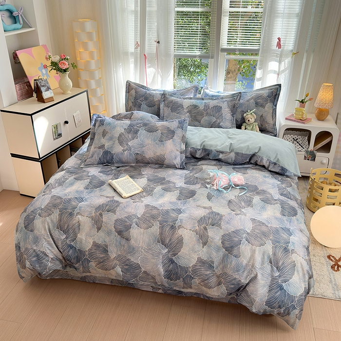 91家纺网 家纺一手货源 找家纺 拾物记 2025新款A类全棉纯棉加厚超柔磨毛单被套（提供买家秀质检报告和实验视频） 轻纱曼舞