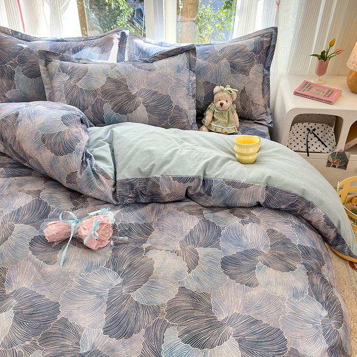 91家纺网 家纺一手货源 找家纺 拾物记 2025新款A类全棉纯棉加厚超柔磨毛单被套（提供买家秀质检报告和实验视频） 轻纱曼舞