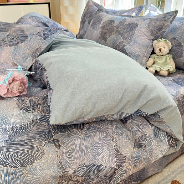 91家纺网 家纺一手货源 找家纺 拾物记 2025新款A类全棉纯棉加厚超柔磨毛单被套（提供买家秀质检报告和实验视频） 轻纱曼舞