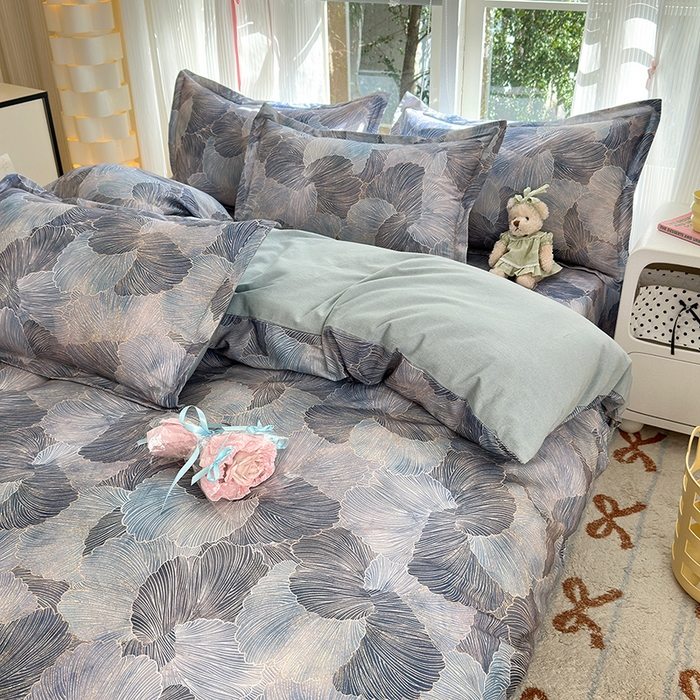 91家纺网 家纺一手货源 找家纺 拾物记 2025新款A类全棉纯棉加厚超柔磨毛单被套（提供买家秀质检报告和实验视频） 轻纱曼舞