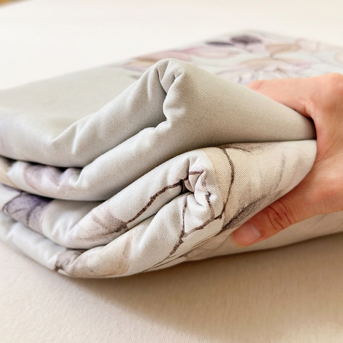 91家纺网 家纺一手货源 找家纺 拾物记 2025新款A类全棉纯棉加厚超柔磨毛单被套（提供买家秀质检报告和实验视频） 舒蔓枝