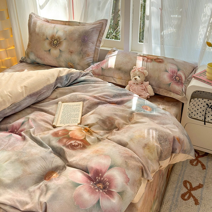 91家纺网 家纺一手货源 找家纺 拾物记 2025新款A类全棉纯棉加厚超柔磨毛单被套（提供买家秀质检报告和实验视频） 听妍