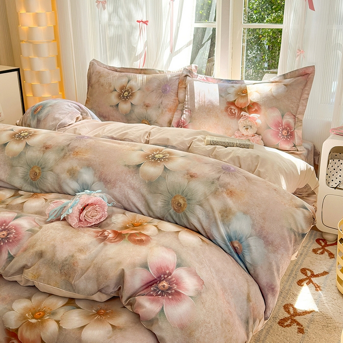 91家纺网 家纺一手货源 找家纺 拾物记 2025新款A类全棉纯棉加厚超柔磨毛单被套（提供买家秀质检报告和实验视频） 听妍