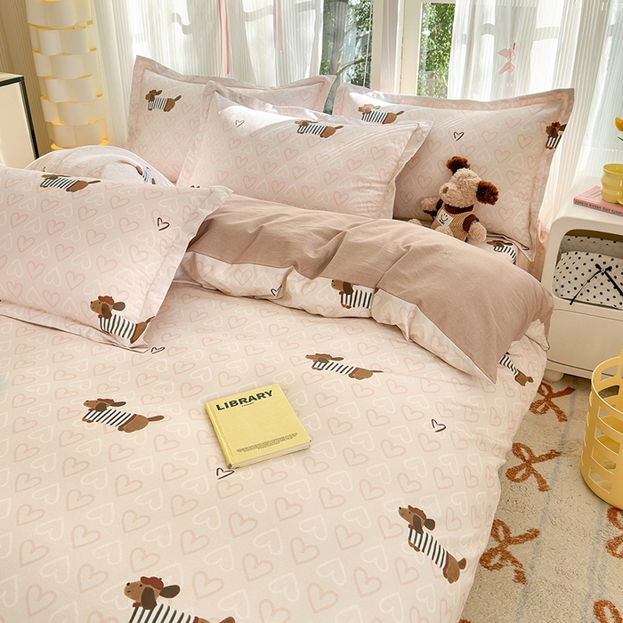 91家纺网 家纺一手货源 找家纺 拾物记 2025新款A类全棉纯棉加厚超柔磨毛单被套（提供买家秀质检报告和实验视频） 旺趣-米