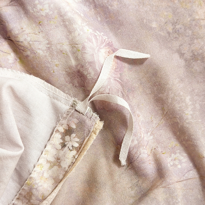 91家纺网 家纺一手货源 找家纺 拾物记 2025新款A类全棉纯棉加厚超柔磨毛单被套（提供买家秀质检报告和实验视频） 雾野花蝶