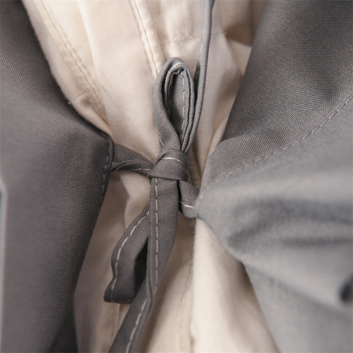 91家纺网 家纺一手货源 找家纺 安力森/诚臻酒店用品 2025 新款磨毛四件套120g 秋冬加厚被套床单高级感裸睡床品 灰色