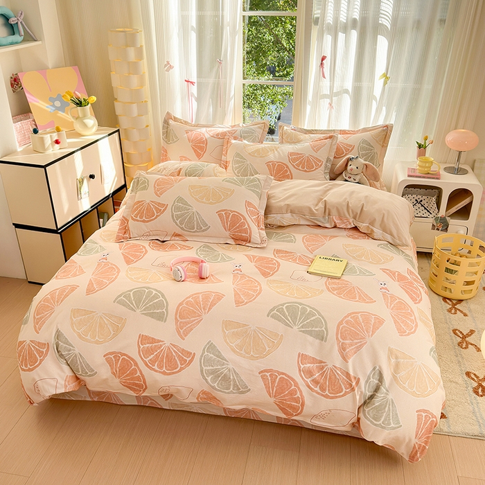 91家纺网 家纺一手货源 找家纺 拾物记 2025新款A类全棉纯棉加厚超柔磨毛单被套（提供买家秀质检报告和实验视频） 柚见玉