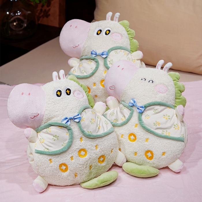 91家纺网 家纺一手货源 找家纺 仟亿莱 2025新款马上有钱领结小马三用抱枕毯 三用星星眼领结小马-2