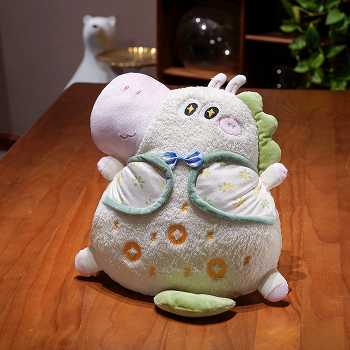 91家纺网 家纺一手货源 找家纺 仟亿莱 2025新款马上有钱领结小马三用抱枕毯 三用星星眼领结小马-1