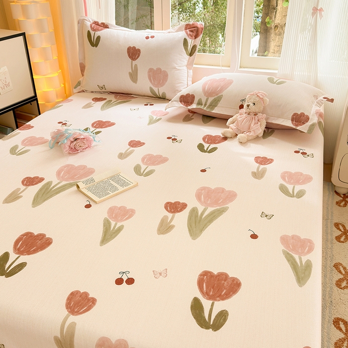 91家纺网 家纺一手货源 找家纺 （总）拾物记 2025新款A类全棉纯棉加厚超柔磨毛单床单（提供买家秀质检报告和实验视频）