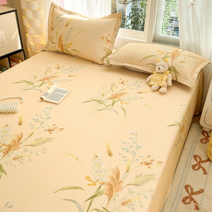 91家纺网 家纺一手货源 找家纺 拾物记 2025新款A类全棉纯棉加厚超柔磨毛单床单（提供买家秀质检报告和实验视频） 落拂