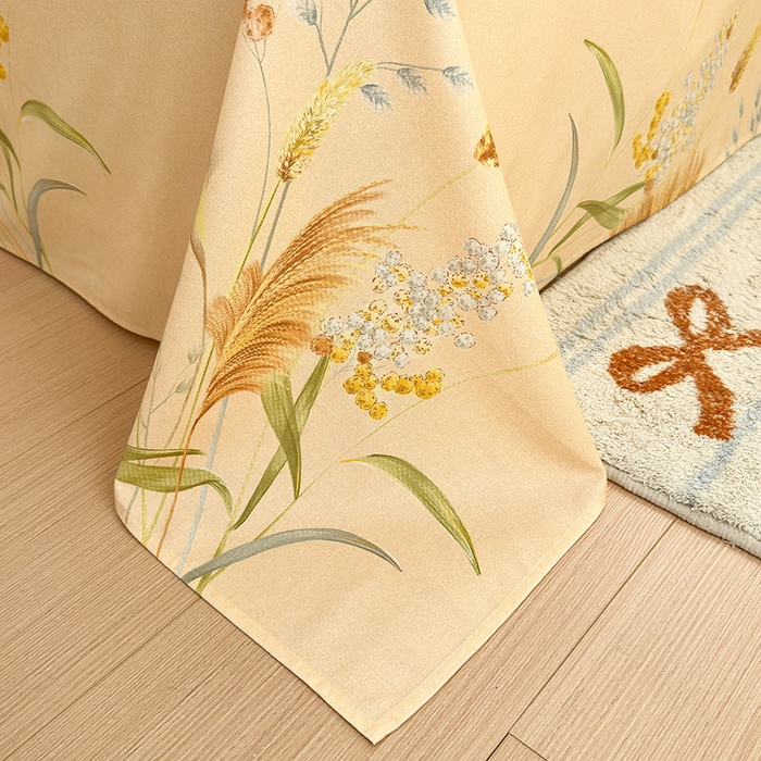 91家纺网 家纺一手货源 找家纺 拾物记 2025新款A类全棉纯棉加厚超柔磨毛单床单（提供买家秀质检报告和实验视频） 落拂