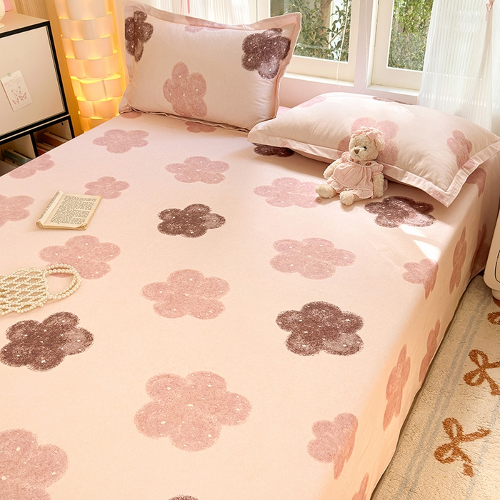 91家纺网 家纺一手货源 找家纺 拾物记 2025新款A类全棉纯棉加厚超柔磨毛单床单（提供买家秀质检报告和实验视频） 莫拉慕斯