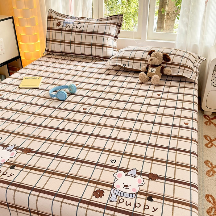 91家纺网 家纺一手货源 找家纺 拾物记 2025新款A类全棉纯棉加厚超柔磨毛单床单（提供买家秀质检报告和实验视频） 帕比