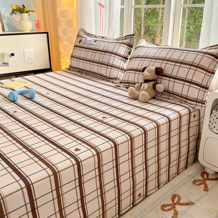 91家纺网 家纺一手货源 找家纺 拾物记 2025新款A类全棉纯棉加厚超柔磨毛单床单（提供买家秀质检报告和实验视频） 帕比