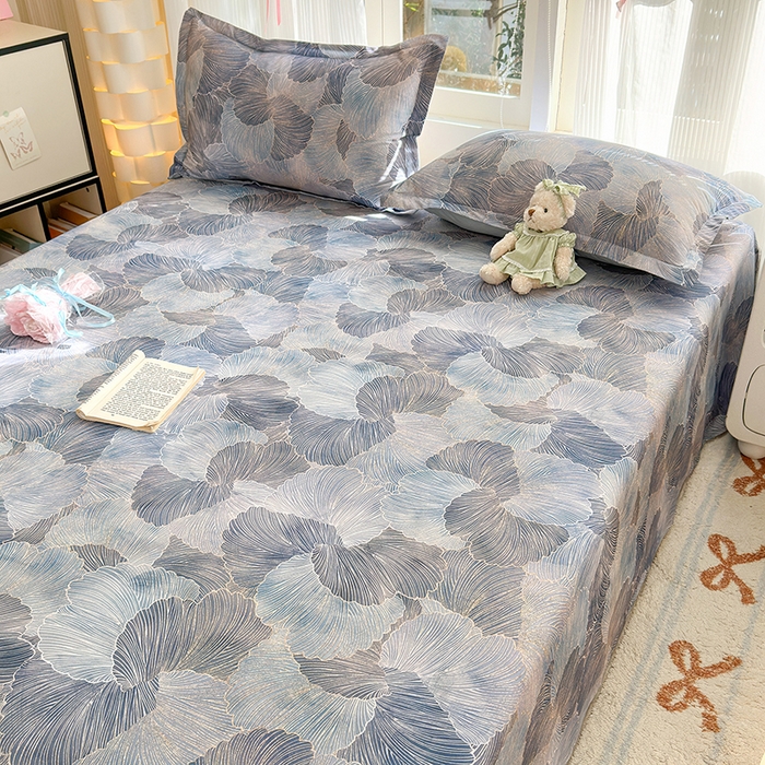 91家纺网 家纺一手货源 找家纺 拾物记 2025新款A类全棉纯棉加厚超柔磨毛单床单（提供买家秀质检报告和实验视频） 轻纱曼舞