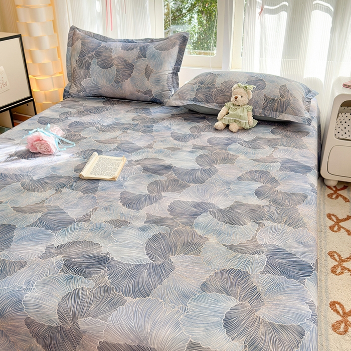 91家纺网 家纺一手货源 找家纺 拾物记 2025新款A类全棉纯棉加厚超柔磨毛单床单（提供买家秀质检报告和实验视频） 轻纱曼舞