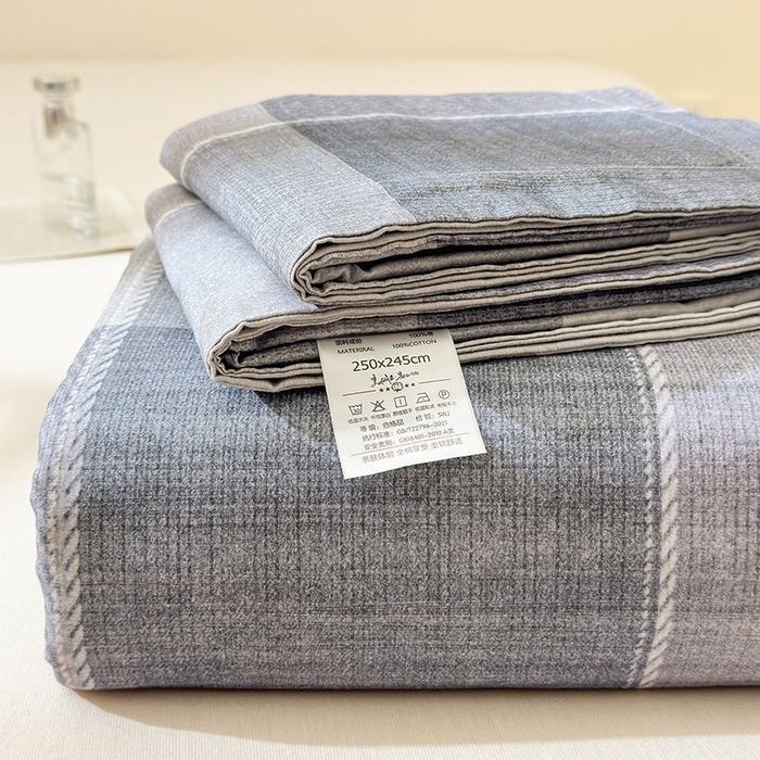 91家纺网 家纺一手货源 找家纺 拾物记 2025新款A类全棉纯棉加厚超柔磨毛单床单（提供买家秀质检报告和实验视频） 轻织漫冬