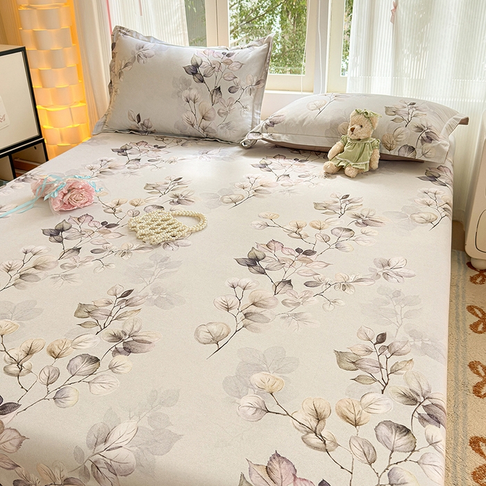 91家纺网 家纺一手货源 找家纺 拾物记 2025新款A类全棉纯棉加厚超柔磨毛单床单（提供买家秀质检报告和实验视频） 舒蔓枝