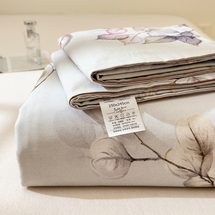 91家纺网 家纺一手货源 找家纺 拾物记 2025新款A类全棉纯棉加厚超柔磨毛单床单（提供买家秀质检报告和实验视频） 舒蔓枝