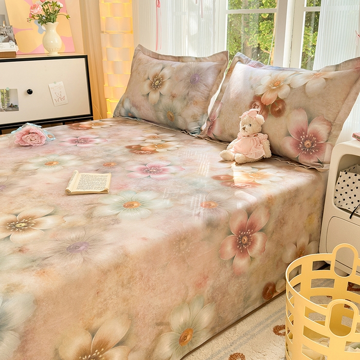 91家纺网 家纺一手货源 找家纺 拾物记 2025新款A类全棉纯棉加厚超柔磨毛单床单（提供买家秀质检报告和实验视频） 听妍