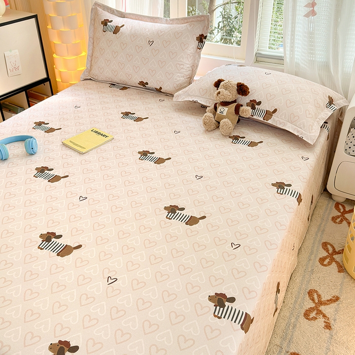 91家纺网 家纺一手货源 找家纺 拾物记 2025新款A类全棉纯棉加厚超柔磨毛单床单（提供买家秀质检报告和实验视频） 旺趣-米