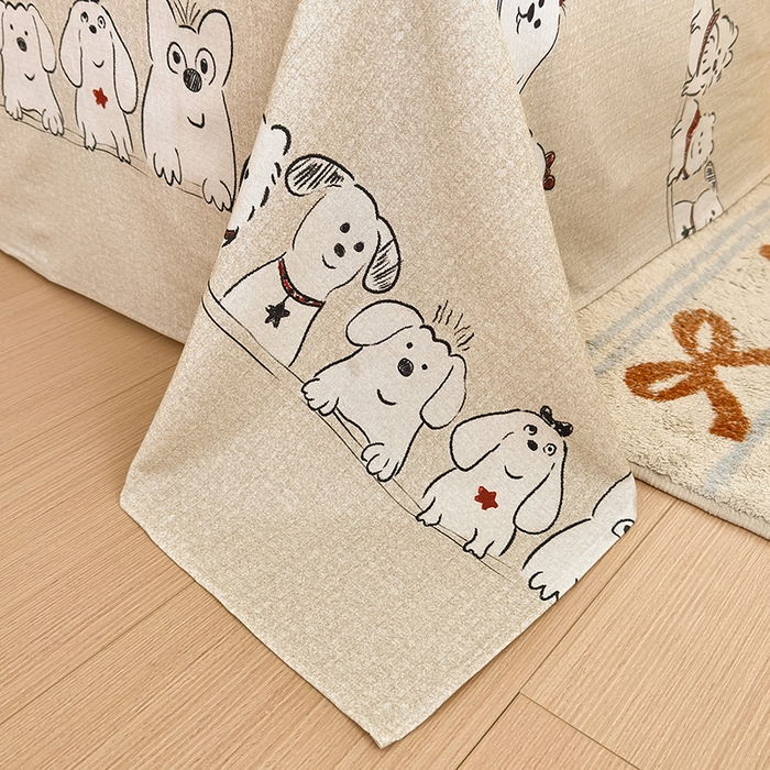 91家纺网 家纺一手货源 找家纺 拾物记 2025新款A类全棉纯棉加厚超柔磨毛单床单（提供买家秀质检报告和实验视频） 小奥汀-咖