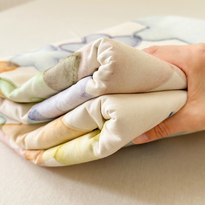 91家纺网 家纺一手货源 找家纺 拾物记 2025新款A类全棉纯棉加厚超柔磨毛单床单（提供买家秀质检报告和实验视频） 星晚-粉