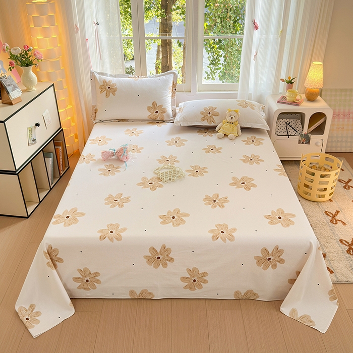 91家纺网 家纺一手货源 找家纺 拾物记 2025新款A类全棉纯棉加厚超柔磨毛单床单（提供买家秀质检报告和实验视频） 寻悦