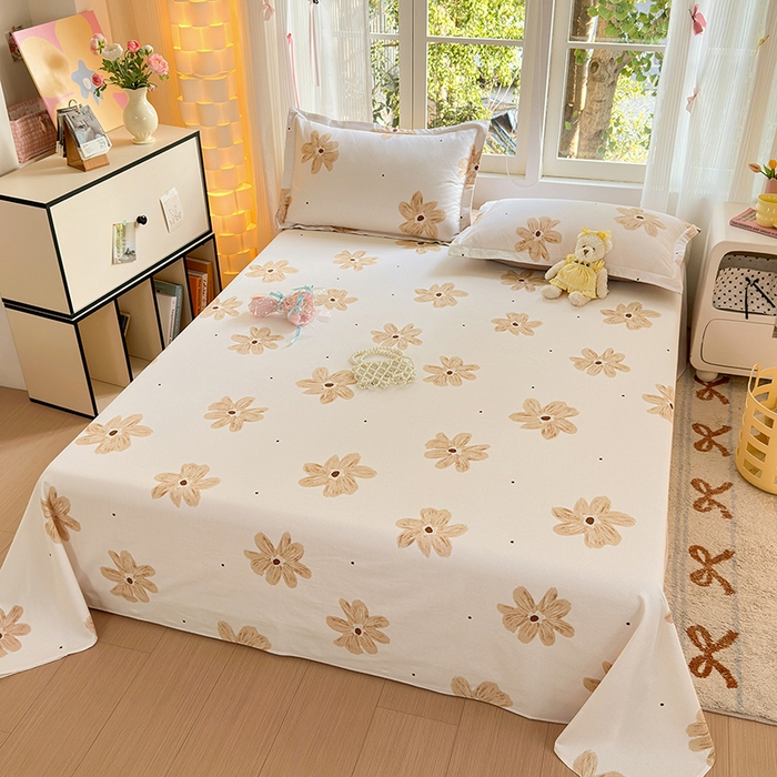 91家纺网 家纺一手货源 找家纺 拾物记 2025新款A类全棉纯棉加厚超柔磨毛单床单（提供买家秀质检报告和实验视频） 寻悦