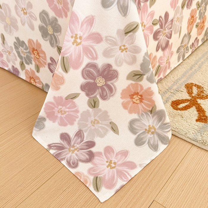 91家纺网 家纺一手货源 找家纺 拾物记 2025新款A类全棉纯棉加厚超柔磨毛单床单（提供买家秀质检报告和实验视频） 忆甜米紫