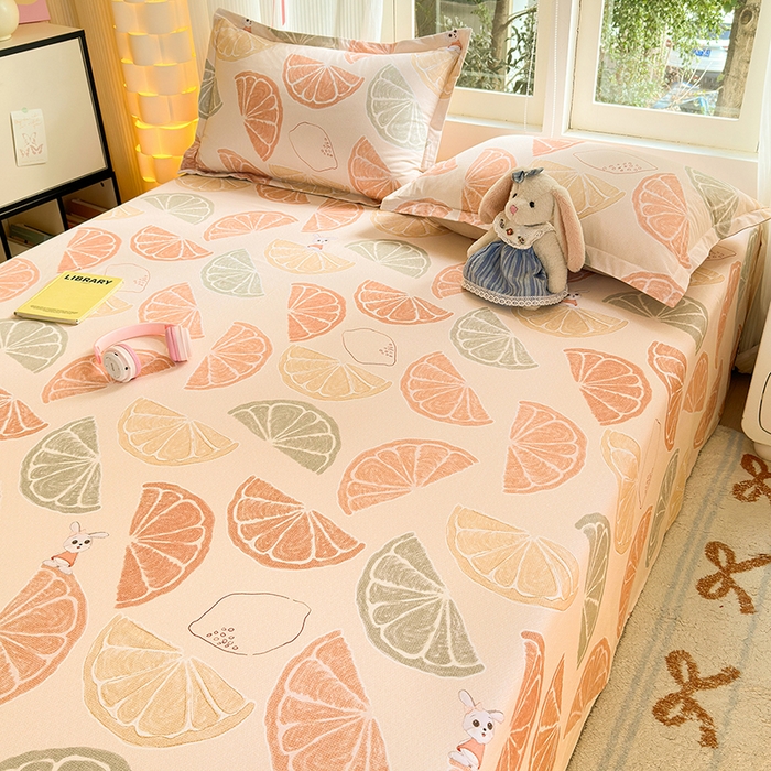 91家纺网 家纺一手货源 找家纺 拾物记 2025新款A类全棉纯棉加厚超柔磨毛单床单（提供买家秀质检报告和实验视频） 柚见玉