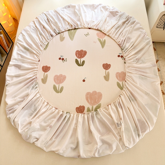 91家纺网 家纺一手货源 找家纺 （总）拾物记 2025新款A类全棉纯棉加厚超柔磨毛单床笠（提供买家秀质检报告和实验视频）