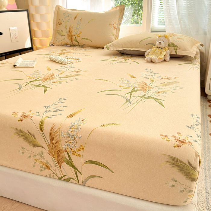 91家纺网 家纺一手货源 找家纺 拾物记 2025新款A类全棉纯棉加厚超柔磨毛单床笠（提供买家秀质检报告和实验视频） 落拂