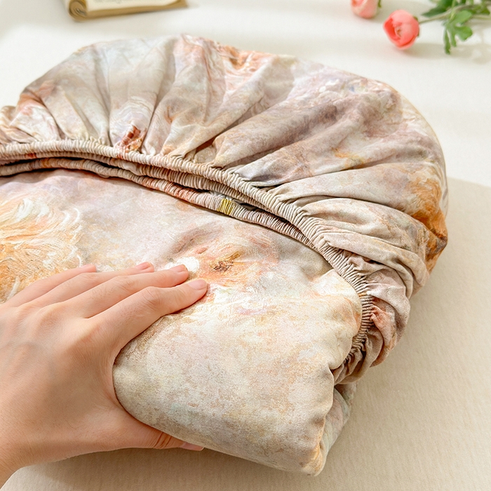 91家纺网 家纺一手货源 找家纺 拾物记 2025新款A类全棉纯棉加厚超柔磨毛单床笠（提供买家秀质检报告和实验视频） 秘境情书