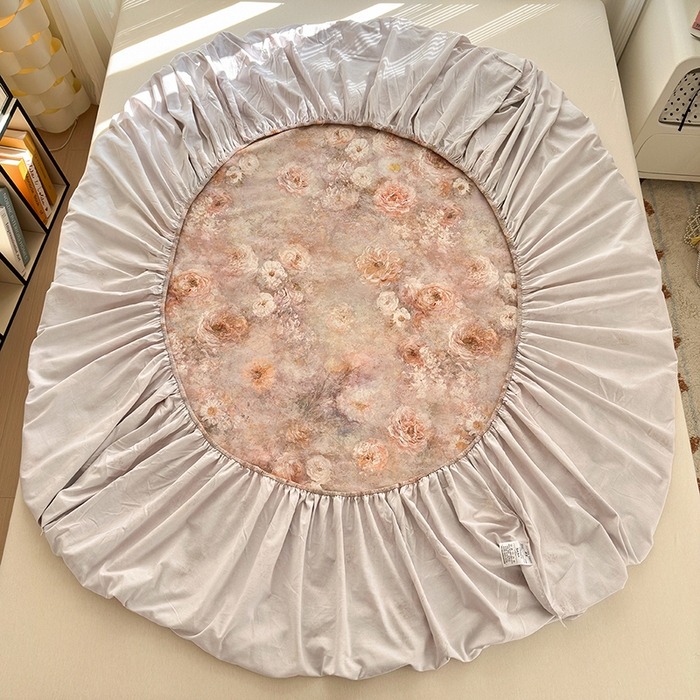 91家纺网 家纺一手货源 找家纺 拾物记 2025新款A类全棉纯棉加厚超柔磨毛单床笠（提供买家秀质检报告和实验视频） 秘境情书