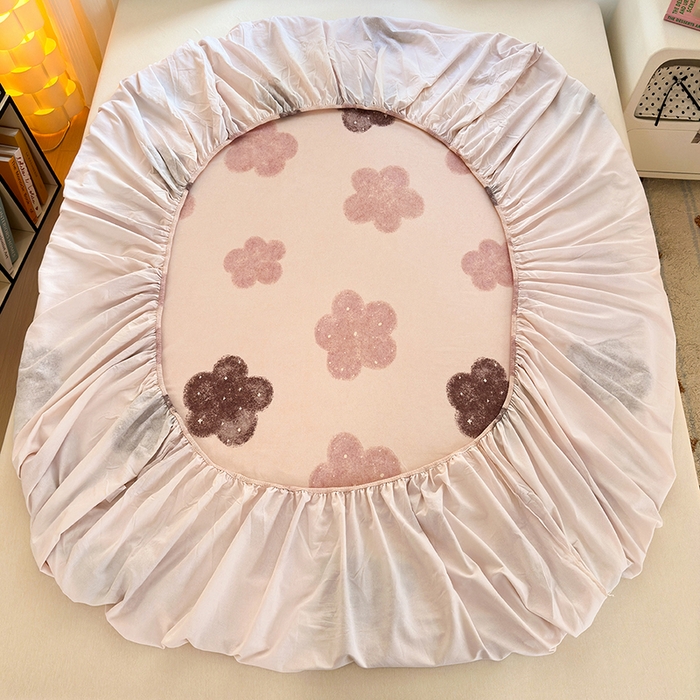 91家纺网 家纺一手货源 找家纺 拾物记 2025新款A类全棉纯棉加厚超柔磨毛单床笠（提供买家秀质检报告和实验视频） 莫拉慕斯