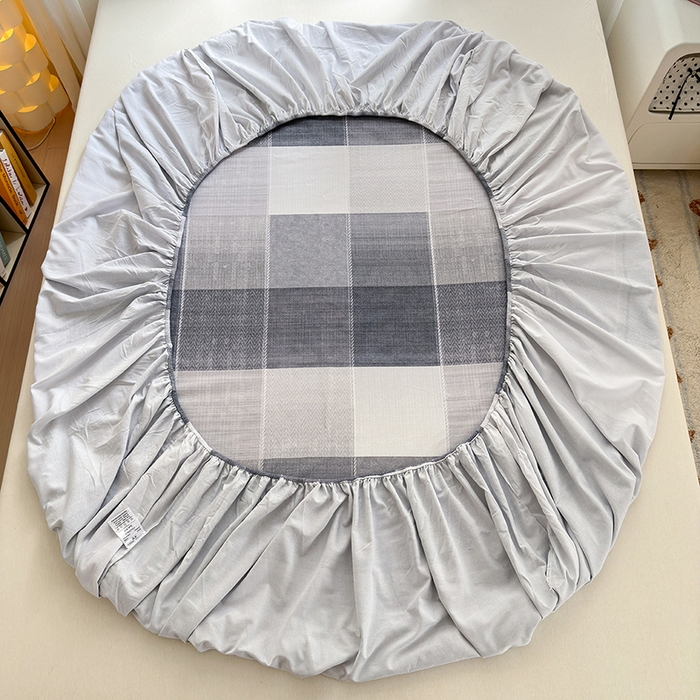 91家纺网 家纺一手货源 找家纺 拾物记 2025新款A类全棉纯棉加厚超柔磨毛单床笠（提供买家秀质检报告和实验视频） 轻织漫冬