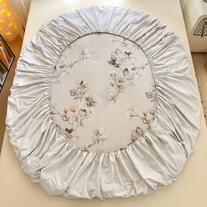 91家纺网 家纺一手货源 找家纺 拾物记 2025新款A类全棉纯棉加厚超柔磨毛单床笠（提供买家秀质检报告和实验视频） 舒蔓枝