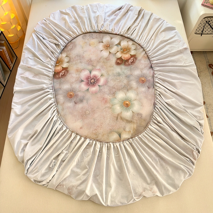 91家纺网 家纺一手货源 找家纺 拾物记 2025新款A类全棉纯棉加厚超柔磨毛单床笠（提供买家秀质检报告和实验视频） 听妍