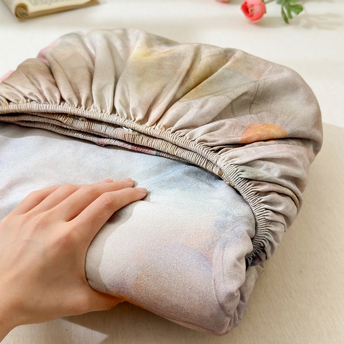 91家纺网 家纺一手货源 找家纺 拾物记 2025新款A类全棉纯棉加厚超柔磨毛单床笠（提供买家秀质检报告和实验视频） 听妍