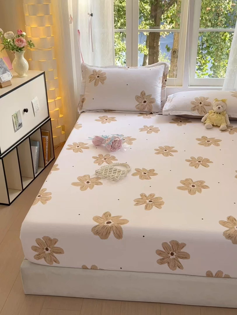 91家纺网 家纺一手货源 找家纺 拾物记 2025新款A类全棉纯棉加厚超柔磨毛单床笠（提供买家秀质检报告和实验视频） 寻悦