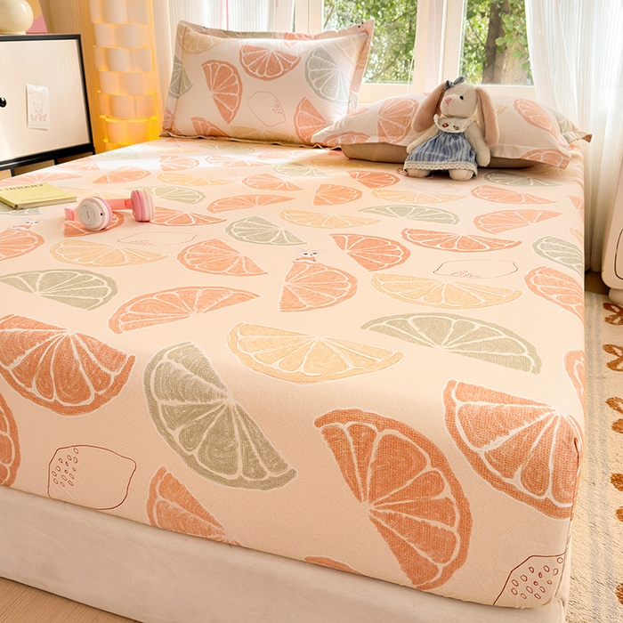 91家纺网 家纺一手货源 找家纺 拾物记 2025新款A类全棉纯棉加厚超柔磨毛单床笠（提供买家秀质检报告和实验视频） 柚见玉