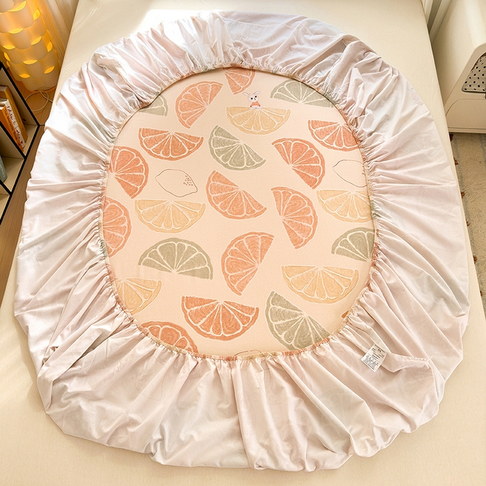 91家纺网 家纺一手货源 找家纺 拾物记 2025新款A类全棉纯棉加厚超柔磨毛单床笠（提供买家秀质检报告和实验视频） 柚见玉