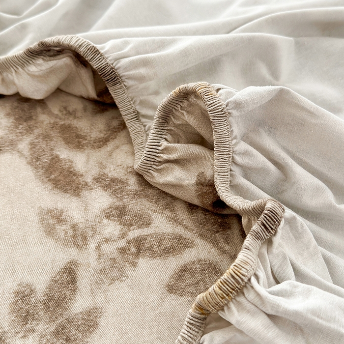 91家纺网 家纺一手货源 找家纺 拾物记 2025新款A类全棉纯棉加厚超柔磨毛单床笠（提供买家秀质检报告和实验视频） 折枝春山