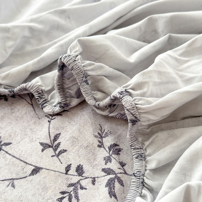 91家纺网 家纺一手货源 找家纺 拾物记 2025新款A类全棉纯棉加厚超柔磨毛单床笠（提供买家秀质检报告和实验视频） 织梦-灰