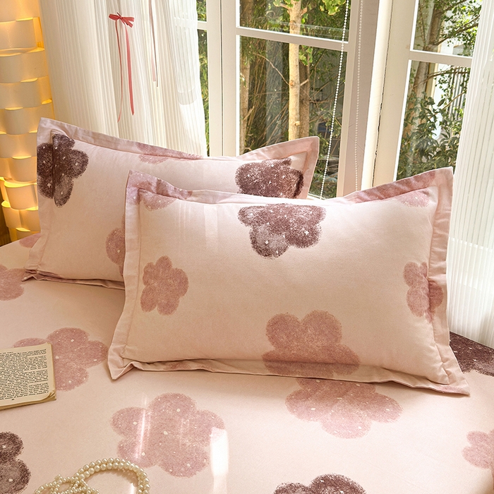 91家纺网 家纺一手货源 找家纺 拾物记 2025新款A类全棉纯棉加厚超柔磨毛单枕套（提供买家秀质检报告和实验视频） 莫拉慕斯