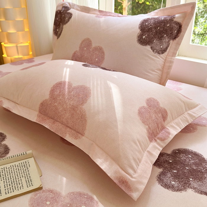 91家纺网 家纺一手货源 找家纺 拾物记 2025新款A类全棉纯棉加厚超柔磨毛单枕套（提供买家秀质检报告和实验视频） 莫拉慕斯