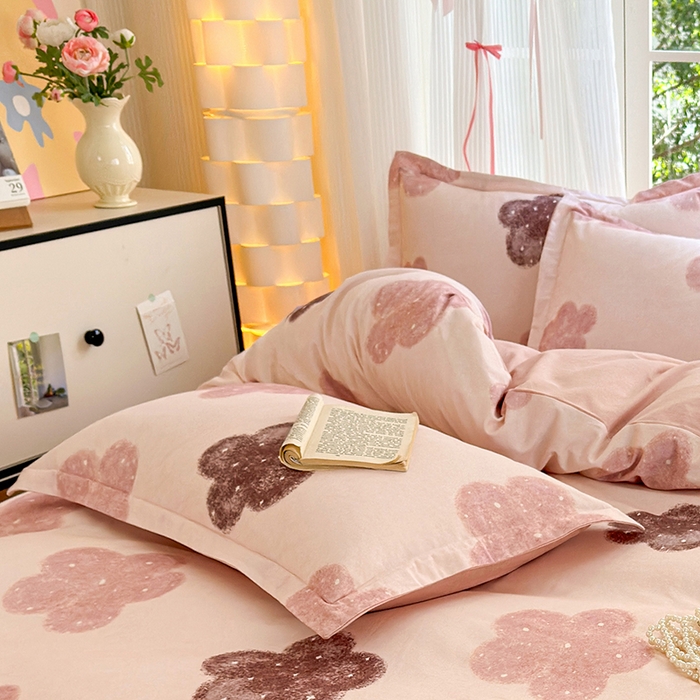 91家纺网 家纺一手货源 找家纺 拾物记 2025新款A类全棉纯棉加厚超柔磨毛单枕套（提供买家秀质检报告和实验视频） 莫拉慕斯