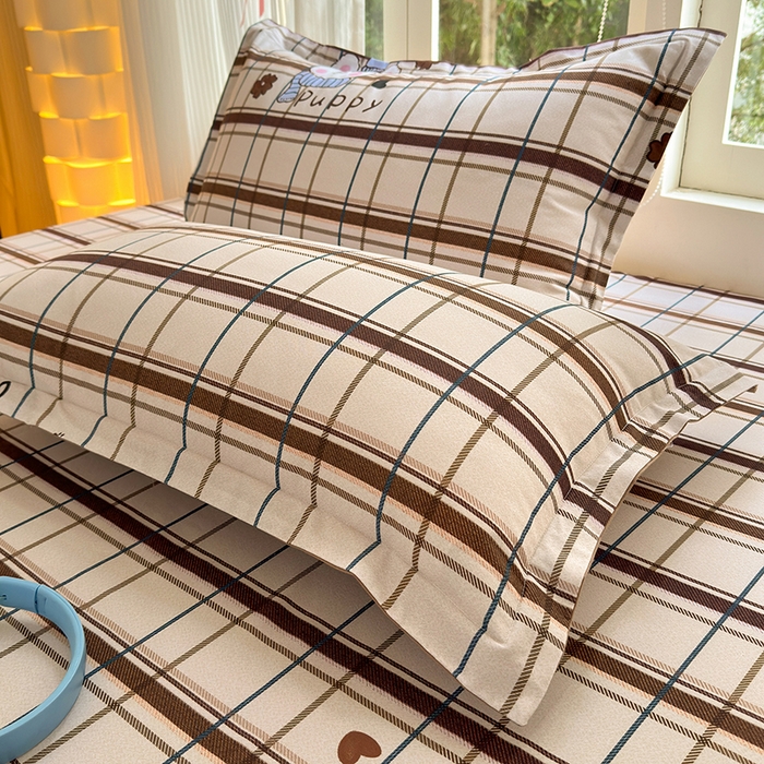 91家纺网 家纺一手货源 找家纺 拾物记 2025新款A类全棉纯棉加厚超柔磨毛单枕套（提供买家秀质检报告和实验视频） 帕比